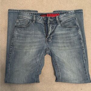 Men's Blue Bootcut Jeans
